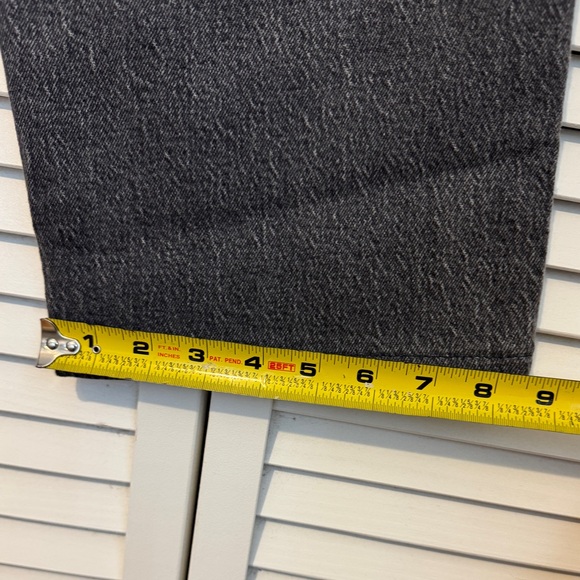 Levi’s Ribcage Straight Ankle - HEMMED - Sz 27 - Washed Black - Picture 4 of 7